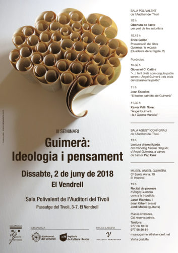 III Seminar - Guimerà: Ideologia i pensament