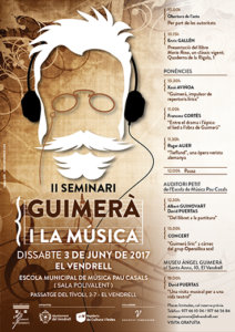 Cartelll II Seminari Àngel Guimerà - Àngel Guimerà i la música