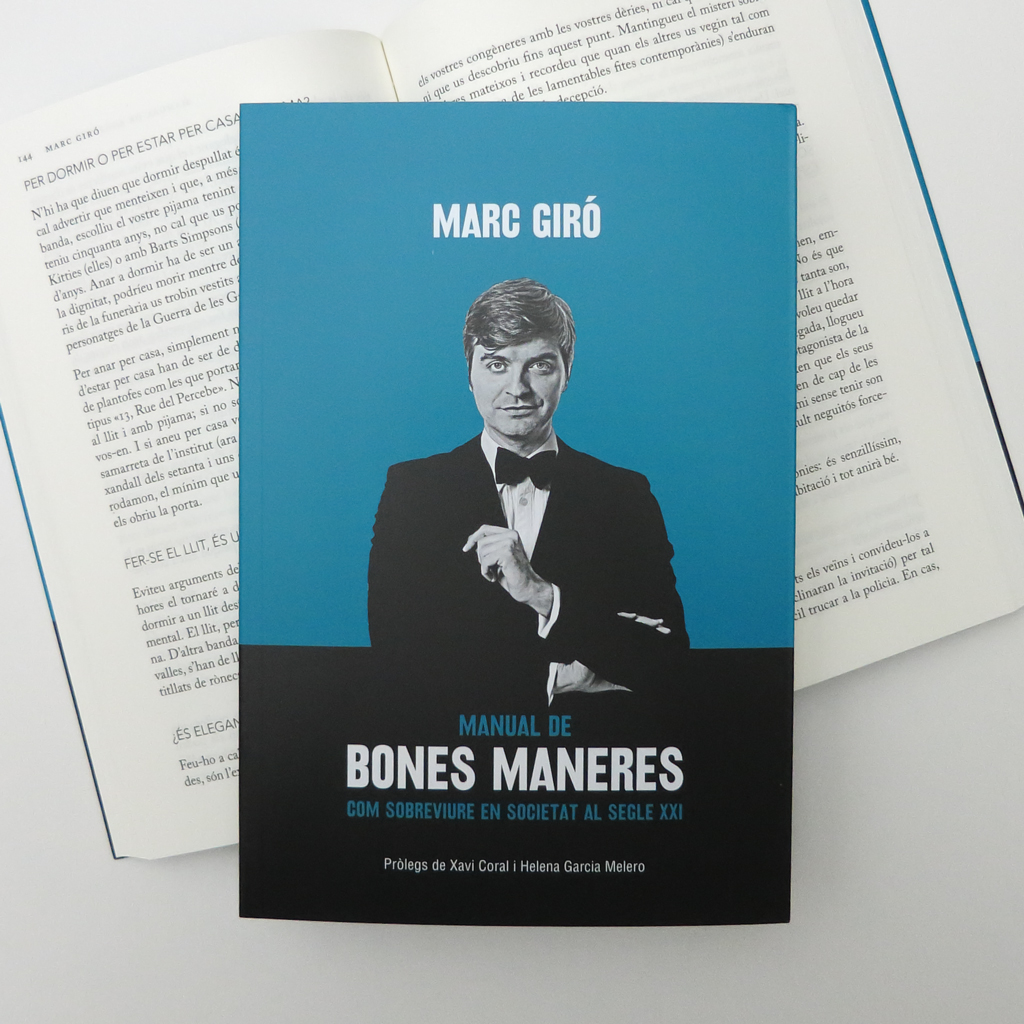 Portada del llibre "Manual de bones maneres" de Marc Giró