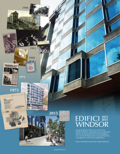 Plafó edifici Windsor